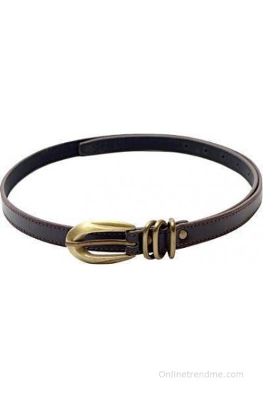 SkyWays Women Evening/Party, Casual Brown Artificial Leather Belt(BRN-02)